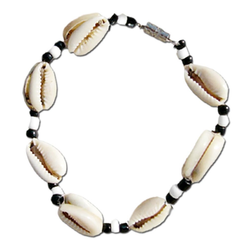Seestern Halskette Tropischer Modeschmuck aus Muscheln & Nylon mit Drehverschluß