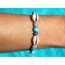 SEESTERN Armband / Armbänder mit Kauri Muschel Design, Muschel Modeschmuck/009