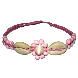 SEESTERN Armband / Armbänder mit Kauri Muschel Design, Muschel Modeschmuck/012