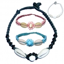 SEESTERN Armband / Armbänder mit Kauri Muschel Design,...