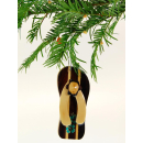 Sandale Weihnachtsbaum Christbaum Schmuck Weihnachtsdeko Flipflop Xmas /1417-18
