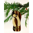 Sandale Weihnachtsbaum Christbaum Schmuck Weihnachtsdeko Flipflop Xmas /1417-18