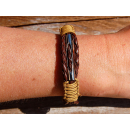 Seestern Armband / Armbänder Echtleder Band mit Metal Öse Leder Modeschmuck /1007