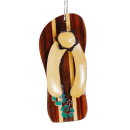 Sandale Weihnachtsbaum Christbaum Schmuck Weihnachtsdeko Surfing Xmas Surfen 1 Stück 1417