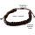 Seestern Armband / Armbänder Echtleder Band Leder Modeschmuck /1008 Braun_1 Stueck
