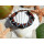 Seestern Armband / Armbänder Echtleder Band Leder Modeschmuck /1011 Schwarz_5 Stueck