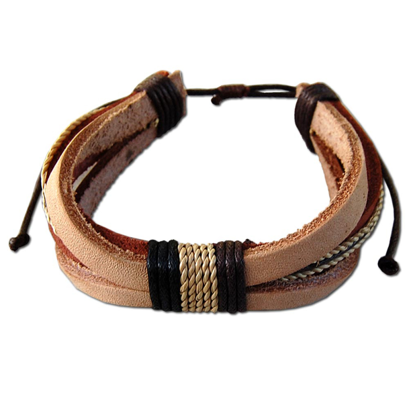 Seestern Armband / Armbänder Echtleder Band Leder Modeschmuck /1012, €