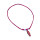 Seestern Halskette Modeschmuck mit Surfboard Nylon Anhänger 2,5 cm variables Halsband /1588 Rosa_ 5 Stueck