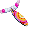 Seestern Halskette Modeschmuck mit Surfboard Nylon...