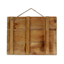 Seestern Deko Holz Wandbild im Vintage Sixties Surf Look 40 x 60 cm Surfing Motiv /1816