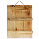 Seestern Deko Holz Wandbild im Vintage Sixties Surf Look 40 x 60 cm Surfing Motiv /1824