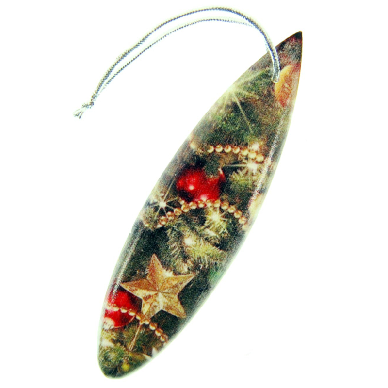 Seestern Sportswear Surfboard Weihnachtsbaum Christbaum Schmuck Weihnachtsdeko Surfing Xmas /1857