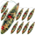 Surfboard Weihnachtsbaum Christbaum Schmuck Weihnachtsdeko Surfing Xmas /1857 10 er Pack