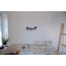 SEESTERN Singvögel Metall Wand Deko Verzierung Hänge Wand Dekoration 67cm /1810