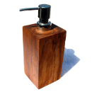 SEESTERN Teak Holz Seifenspender Edelstahl Pumpe...