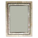 SEESTERN Wand Spiegel 60x100cm mit Stein- Holzrahmen...