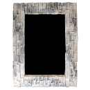 SEESTERN Wand Spiegel 60x100cm Holzrahmen in Teakholz...