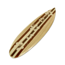 Kühlschrank Magnet Deko Holz Surfboard 12 cm Airbrush Surfen Wellenreiten /1954