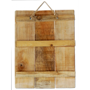 Seestern Deko Holz Wandbild im Vintage Sixties Surf Look 50 x 80 cm Waikiki Motiv /1836