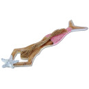 Dekoration Holz Wand Deko Meerjungfrau Mermaid 62 x 14 cm /1981_L rosa