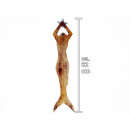 Dekoration Holz Wand Deko Meerjungfrau Mermaid 62 x 14 cm /1981_L rosa