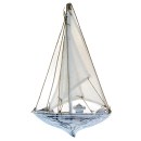 Dekoration Holz Wand Deko Seegelschiff Segelboot 46 x 28 cm /1989
