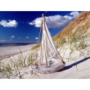 Dekoration Holz Wand Deko Seegelschiff Segelboot 46 x 28 cm /1989