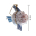 Seestern Sportswear Dekoration Holz Deko Fisch Kokosnuss Kugelfisch 30 x 30cm /1991