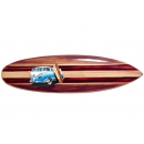 Deko Holz Surfboard 100 cm lang Airbrush Design Surfing...