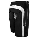 SEESTERN Herren Boardshorts Badeshorts mit Gummizug hinten& Eingrifftaschen XS-3XL /1744 Schwarz 3XL
