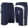 SEESTERN Herren Boardshorts Badeshorts mit Gummizug hinten& Eingrifftaschen XS-3XL /1744 Blau M