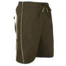 SEESTERN Herren Boardshorts Badeshorts mit Gummizug hinten& Eingrifftaschen XS-3XL /1744 Grün 3XL