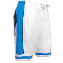 SEESTERN Herren Boardshorts Surfshorts Boardshort Badeshorts mit Gummizug hinten S-3XL mittellang 47-49cm /1944 Weiß L