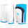 SEESTERN Herren Boardshorts Surfshorts Boardshort Badeshorts mit Gummizug hinten S-3XL mittellang 47-49cm /1944 Weiß 2XL