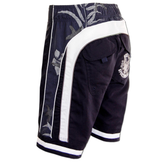 SEESTERN Herren Boardshorts Surfshorts Boardshort Badeshorts mit Gummizug hinten S-3XL mittellang 47-49cm /1943