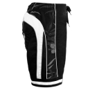 SEESTERN Herren Boardshorts Surfshorts Boardshort Badeshorts mit Gummizug hinten S-3XL mittellang 47-49cm /1943 Schwarz L