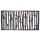 SEESTERN  Bambus Relief Wand Metal Deko Wandbild anthrazit Wandrelief 115 x 55cm /1685