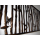 SEESTERN  Bambus Relief Wand Metal Deko Wandbild anthrazit Wandrelief 115 x 55cm /1685