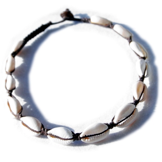 Seestern Halskette Modeschmuck aus Kaurimuscheln & geflochtenem Halsband/102