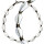 Seestern Halskette Modeschmuck aus Kaurimuscheln & geflochtenem Halsband/102 Braun_ 1 Stueck
