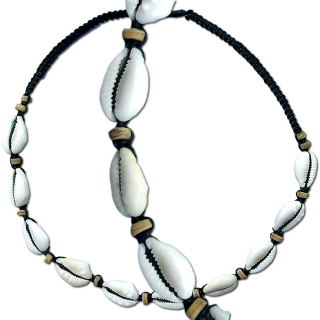 Seestern Halskette Modeschmuck aus Kauri Muscheln & Kokosperlen /104