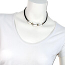 Seestern Halskette Modeschmuck aus Kauri Muscheln & Holzperlen /106 Schwarz_ 5 Stueck