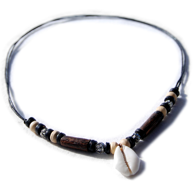 Seestern Sportswear Seestern Halskette Modeschmuck aus Kauri Muscheln & Kokosperlen /108