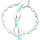 Seestern Halskette Modeschmuck aus Kauri Muscheln & Nylonperlen/111