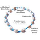 Seestern Halskette Modeschmuck aus Kauri Muscheln & Nylonperlen/111 Rosa_ 1 Stueck