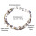 Seestern Halskette Modeschmuck aus Kauri Muscheln & Muschelperlen /117 Weiss_ 5 Stueck