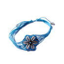 Seestern Halskette Modeschmuck aus Kauri Muscheln & geflochtenem Halsband/122
