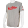 SEESTERN Herren Tshirt  hochw. Combed Jersey Kurzarm Gr S-XXL /1940 grau meliert-rot