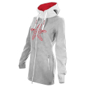 SEESTERN Damen Kapuzen Fleecejacke 2WegeZipper...