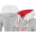 SEESTERN Damen Kapuzen Fleecejacke 2WegeZipper Fleecemantel Fleece Sweatj.XS-4XL /1826.gy_rd_wt